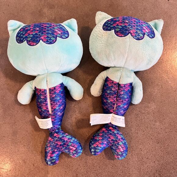 Dreamwork Gabbys Dollhouse Mercat Musical Plush Toy 2 bundle mermaid cat netflix - Picture 2 of 5